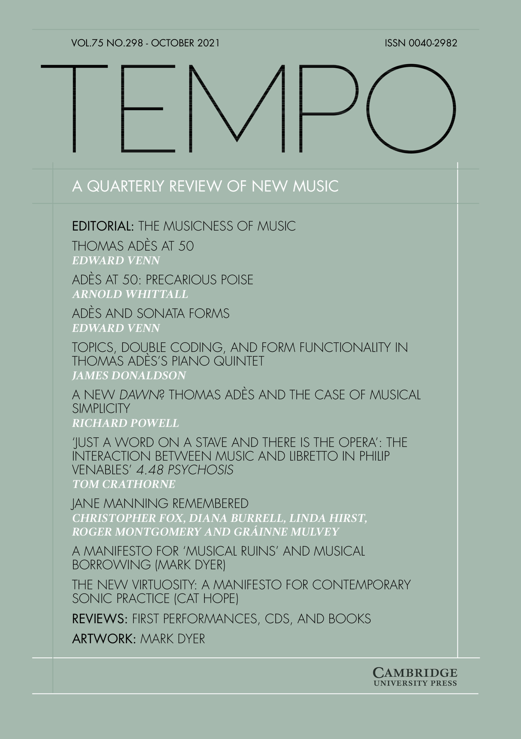 Tempo: interaction between music and text in 4.48 Psychosis